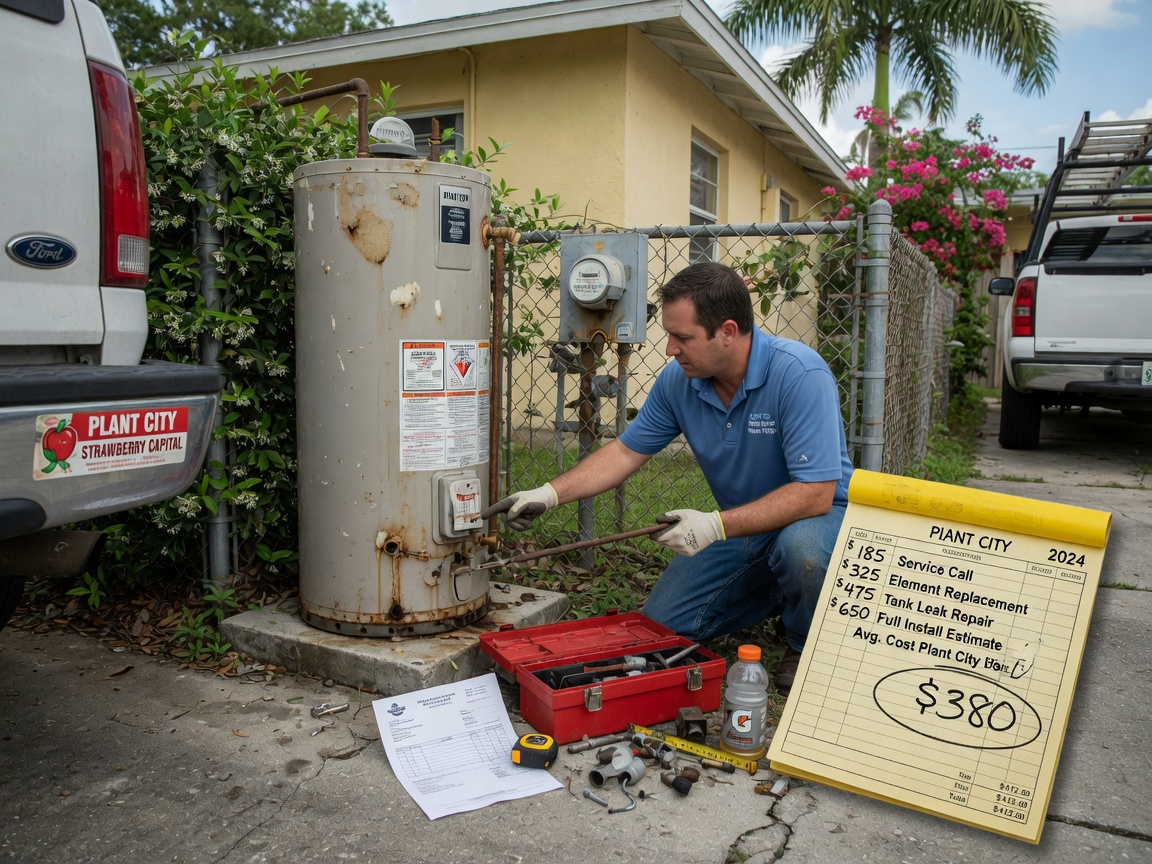Average Cost Guide for Water Heater Repair in Plant City