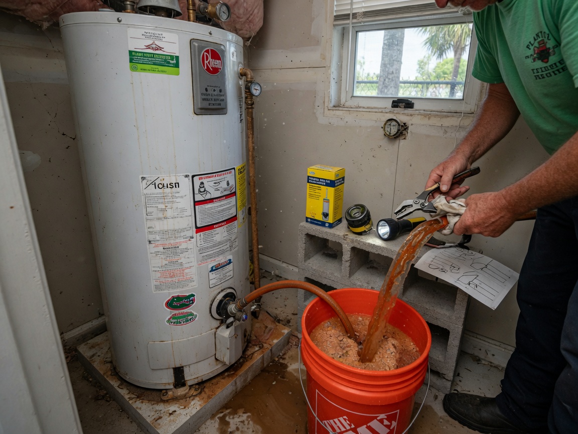 How to Flush Sediment from Your Water Heater in Plant City